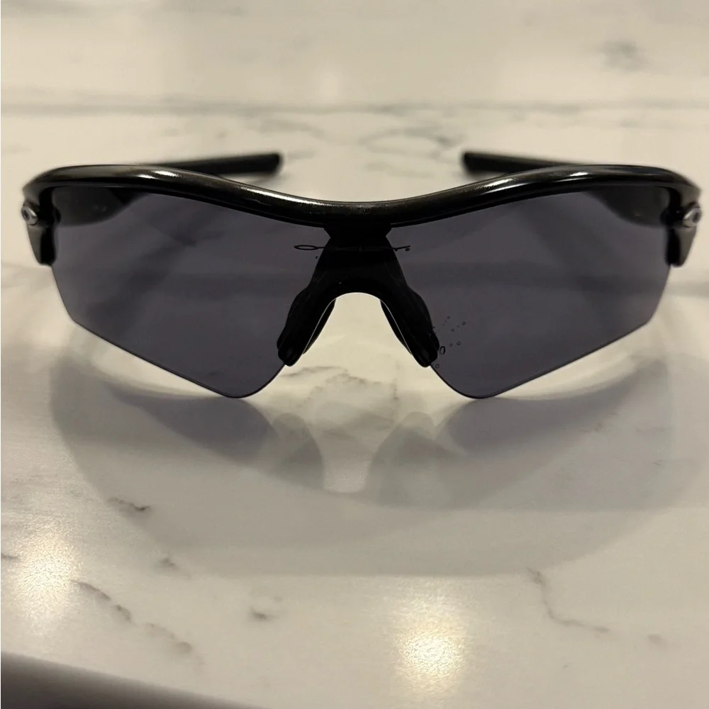 Oakley Black Frame Gray Lens Sunglasses
